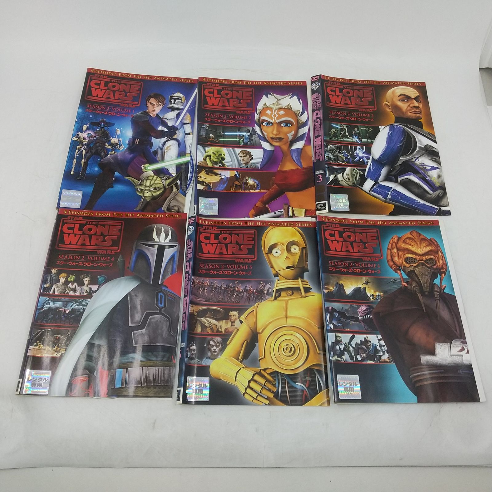 まとめ売り】スターウォーズ クローンウォーズ シリーズ DVD21枚まとめ