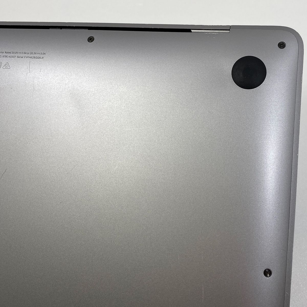 MacBook Air 13-inch 2020 M1【ランク：D】【カラー：スペースグレイ