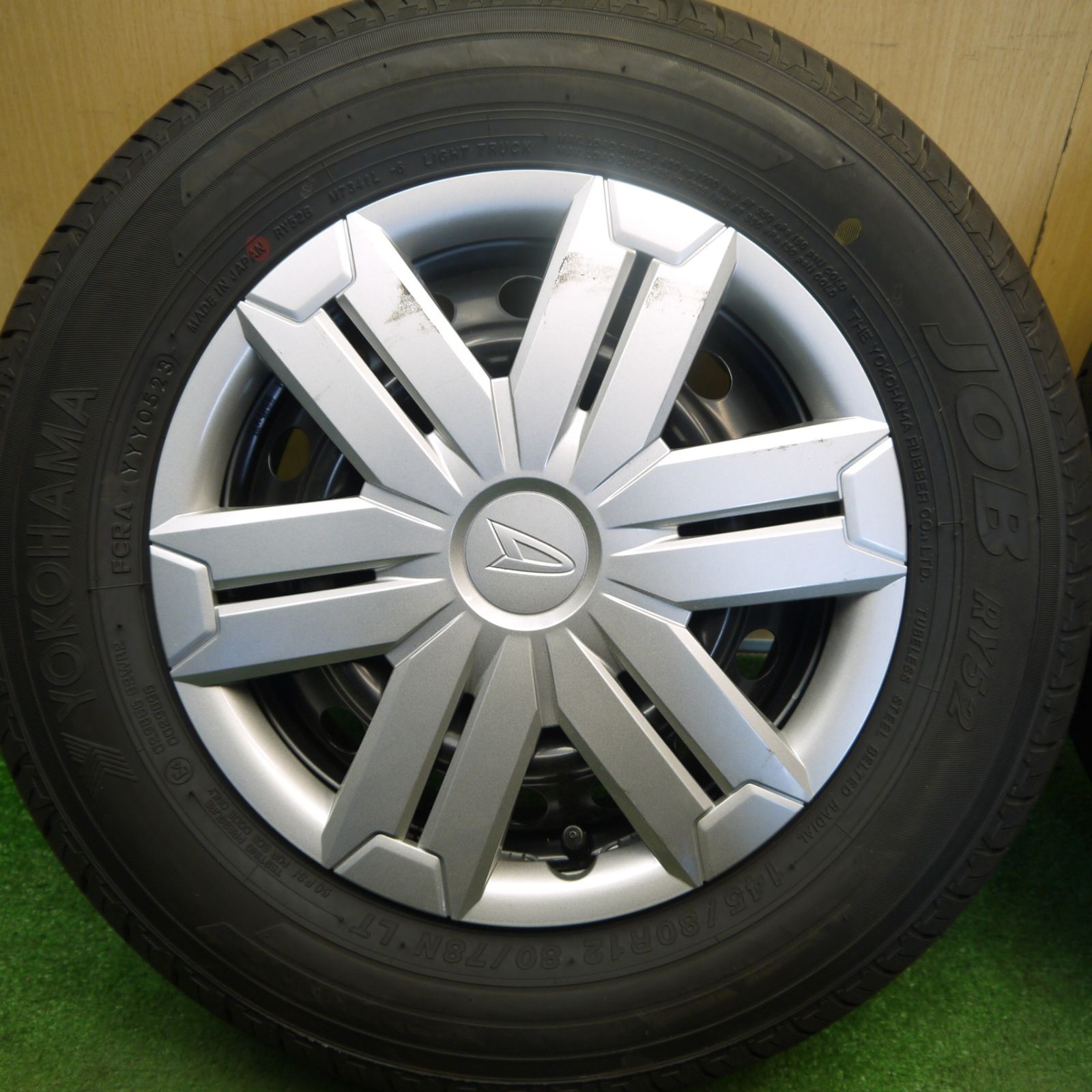 新車外し！23年☆ダイハツ アトレー 純正 スチール 145/80R12 80/78N