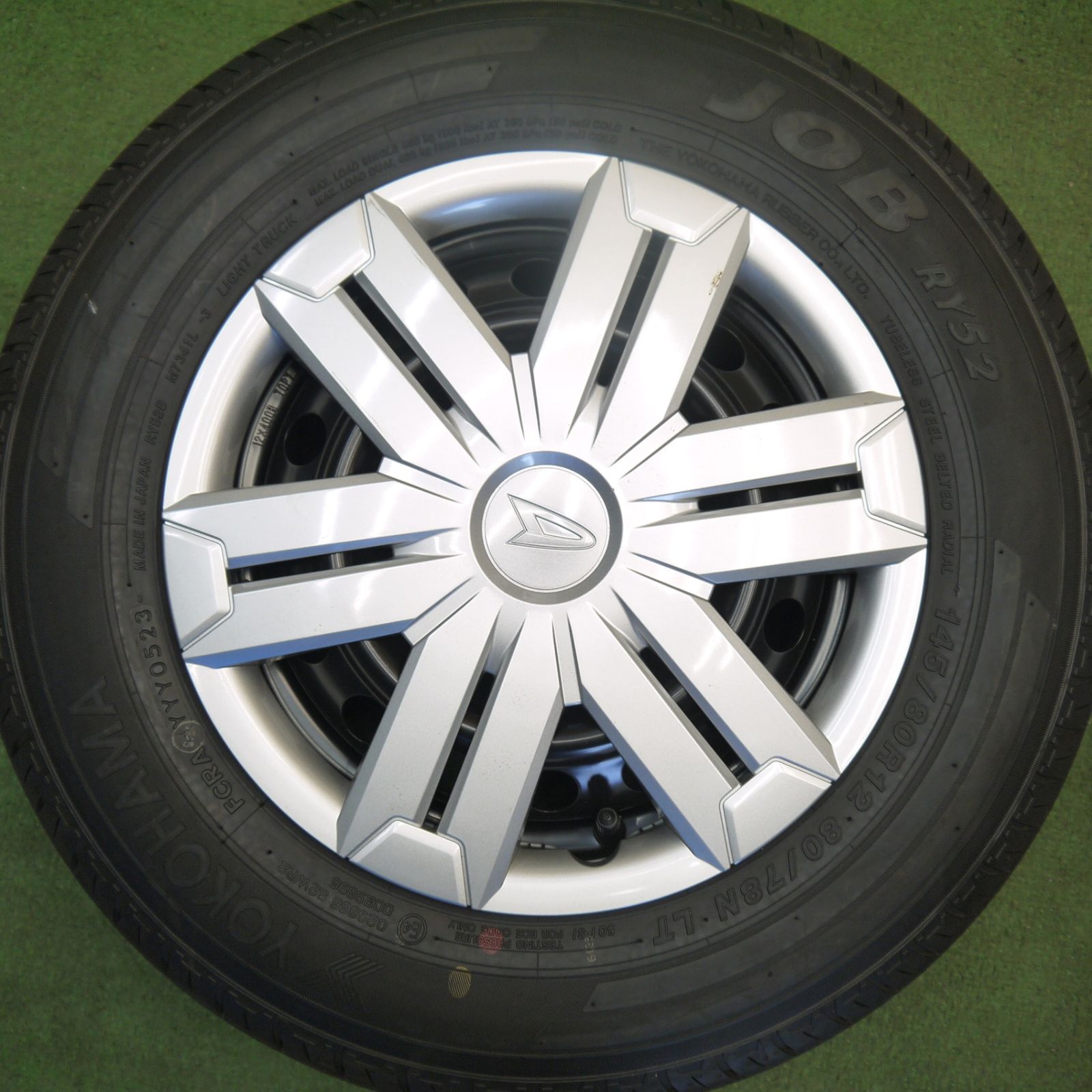 フ*ラ様 ダイハツアトレー新車外し　タイヤホイール 新車外し！23年☆ダイハツ アトレー 純正 スチール 145/80R12 80/78N