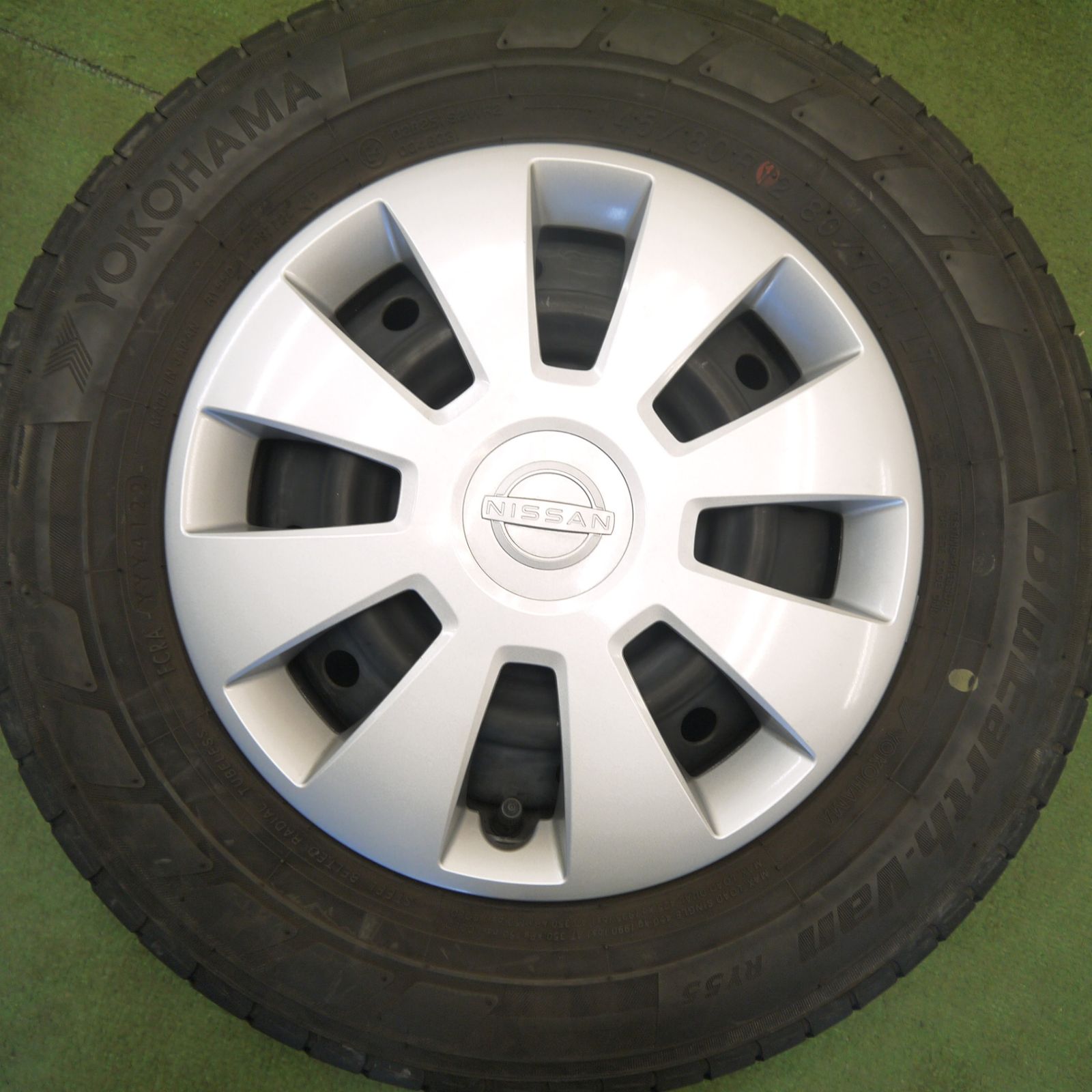 中古タイヤホイール付き　日産クリッパー純正145/80R12　2024年製　4本 キレイ！22年☆日産 クリッパー 純正 スチール 145/80R12 80/78N