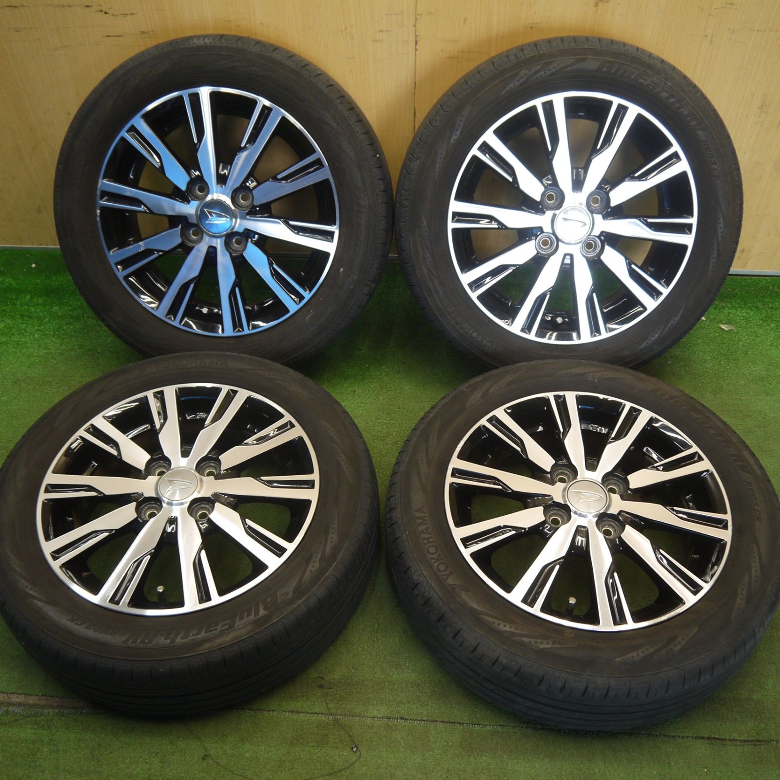 キレイ！23年★ダイハツ タント カスタム 純正 155/65R14 ヨコハマ BluEarth-RV RV03 CK ブルーアース 14インチ PCD100/4H★6052007Hノ 29,120円