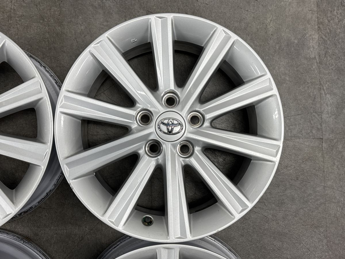 程度良好】トヨタ 50系 カムリ 純正 17in 7J +45 PCD114.3 クラウン 程度良好】トヨタ 50系 カムリ 純正 17in 7J +45 PCD114.3 クラウン