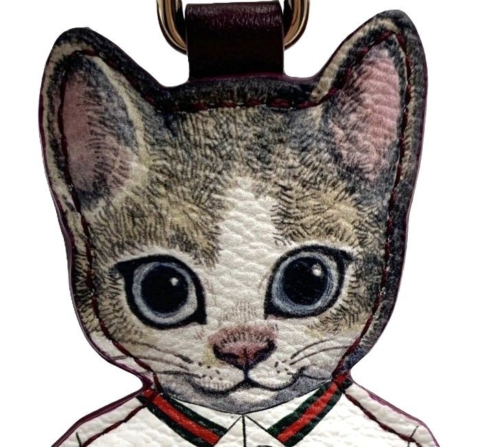 グッチ ヒグチユウコ コラボ ボリスバッグチャーム ネコ GUCCI 中古
