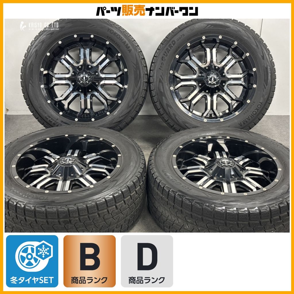【良好品】TIS 535MB 20in 9J +18 PCD135/139.7 アイスガードG075 275/55R20 FJクルーザー ランクル プラド フォード F-150 エスカレード