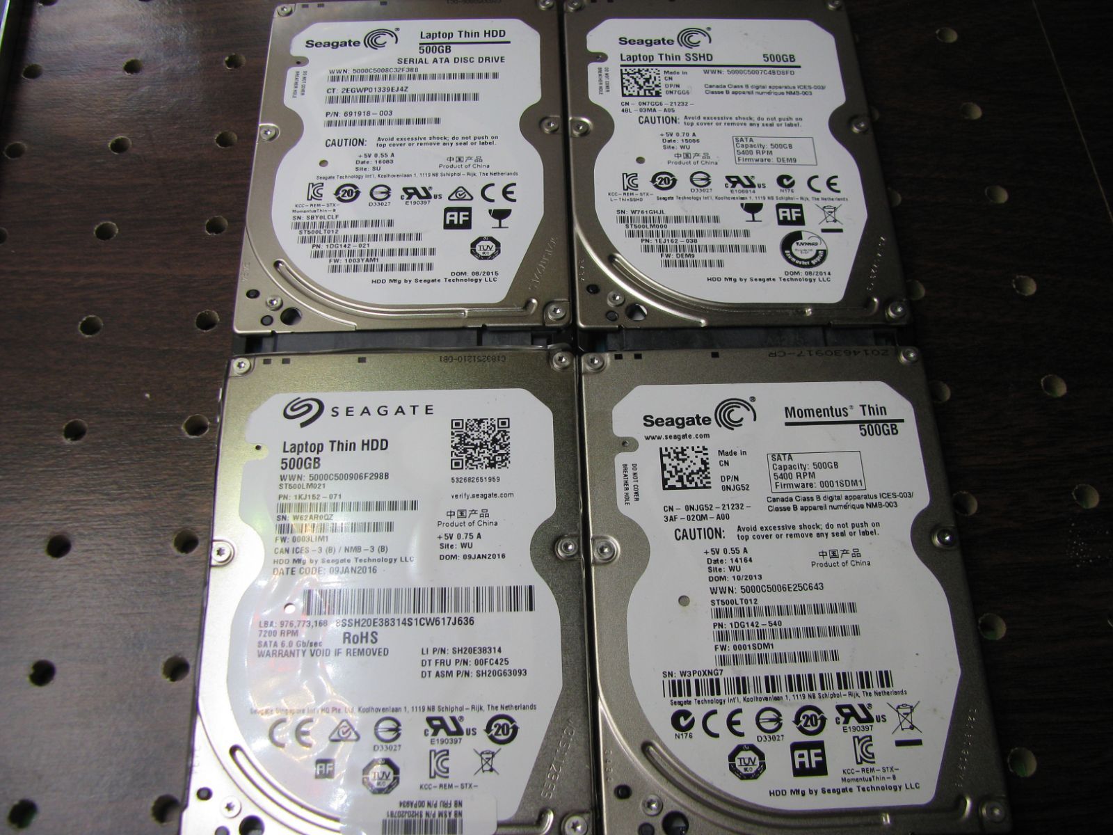 Seagate HDD 500GB 2.5インチ 中古 20個セット - メルカリ