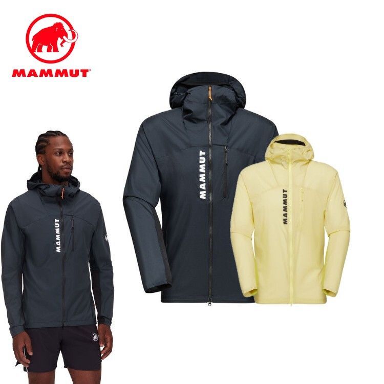 26春夏 マムート MAMMUT メンズ エナジー ウィンドブレーカー フーデッド ジャケット アジアンフィット 1012-00700 撥水 パーカー フード