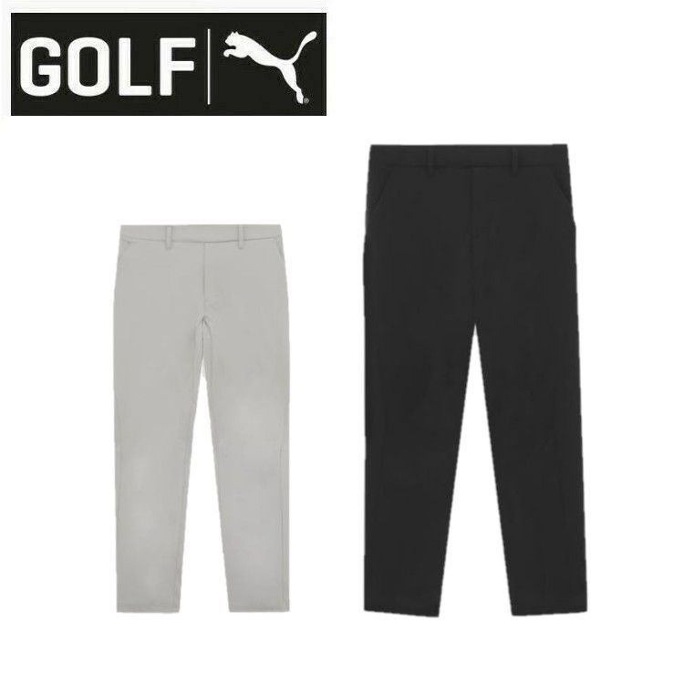 26春夏 プーマゴルフ PUMA GOLF メンズ ゴルフ シャドウキャット ジク 3D テックパンツ 637936 長ズボン ボトム シンプル ストレッチ ベルクロ 3Dシルエット