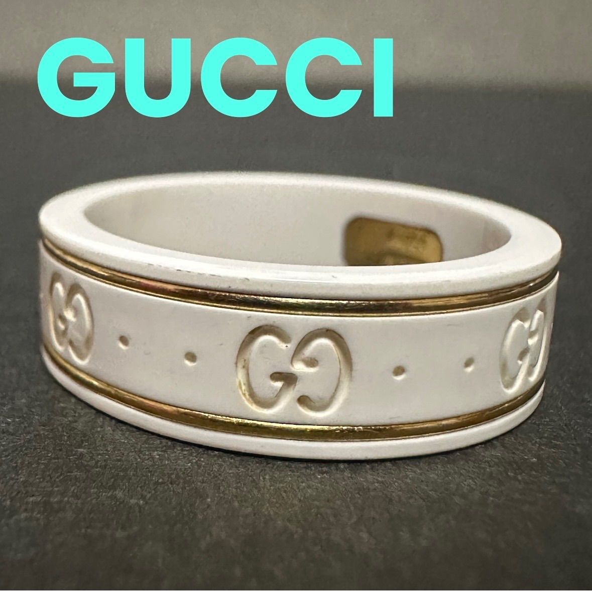 グッチ GUCCI 指輪 リングアイコン アイコンリング 20号 GGリング GG