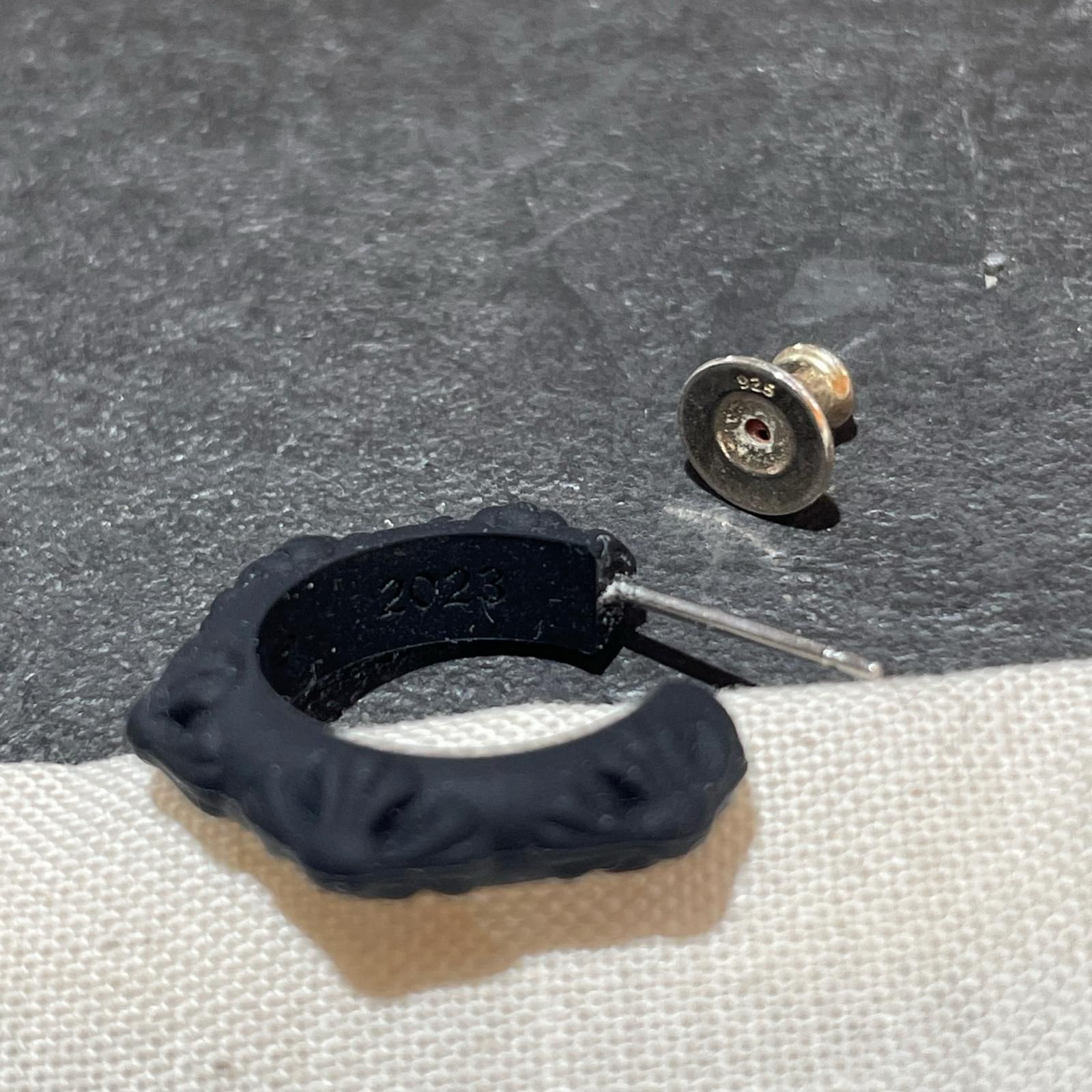 CHROME HEARTS ラバー CHクロス フープピアス ピアス クロムハーツ
