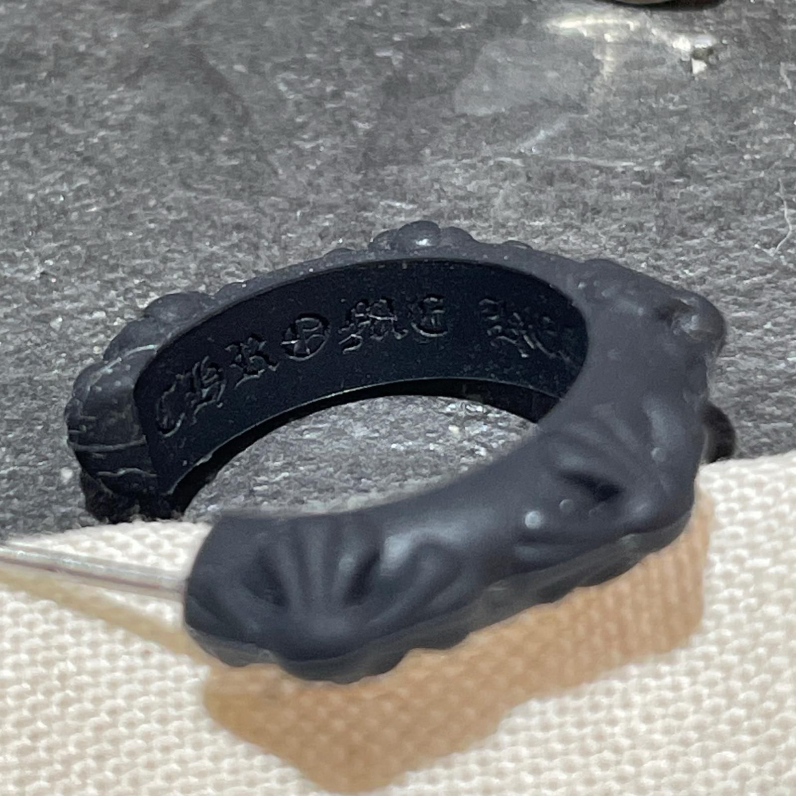 CHROME HEARTS ラバー CHクロス フープピアス ピアス クロムハーツ
