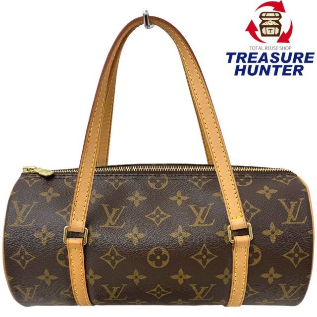 LOUIS VUITTON モノグラム パピヨンPM M51386 ブラウン ハンドバッグ ルイヴィトン 【102062561007】