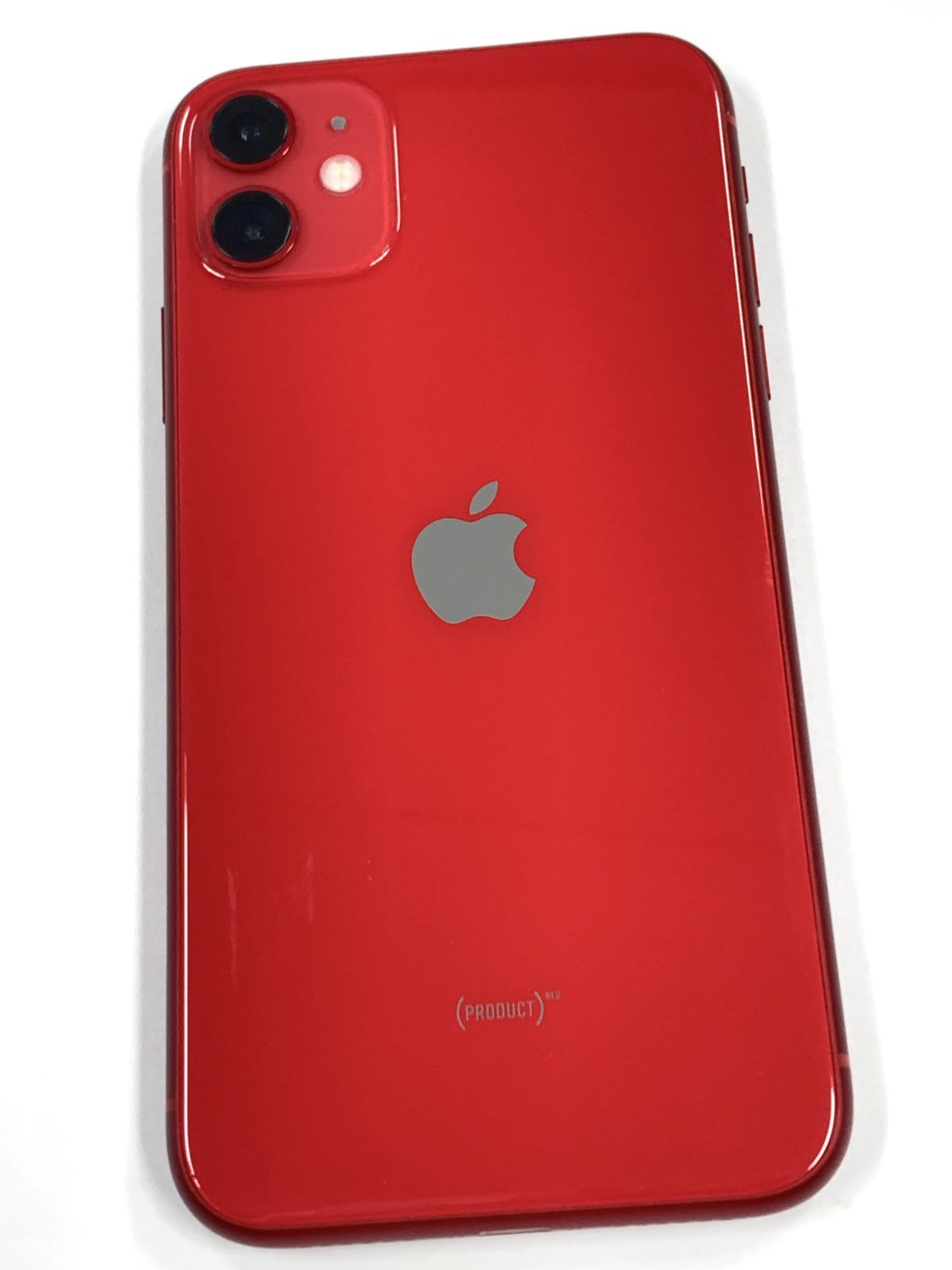 iPhone 11 64GB レッド SIMフリー バッテリー100% - メルカリ