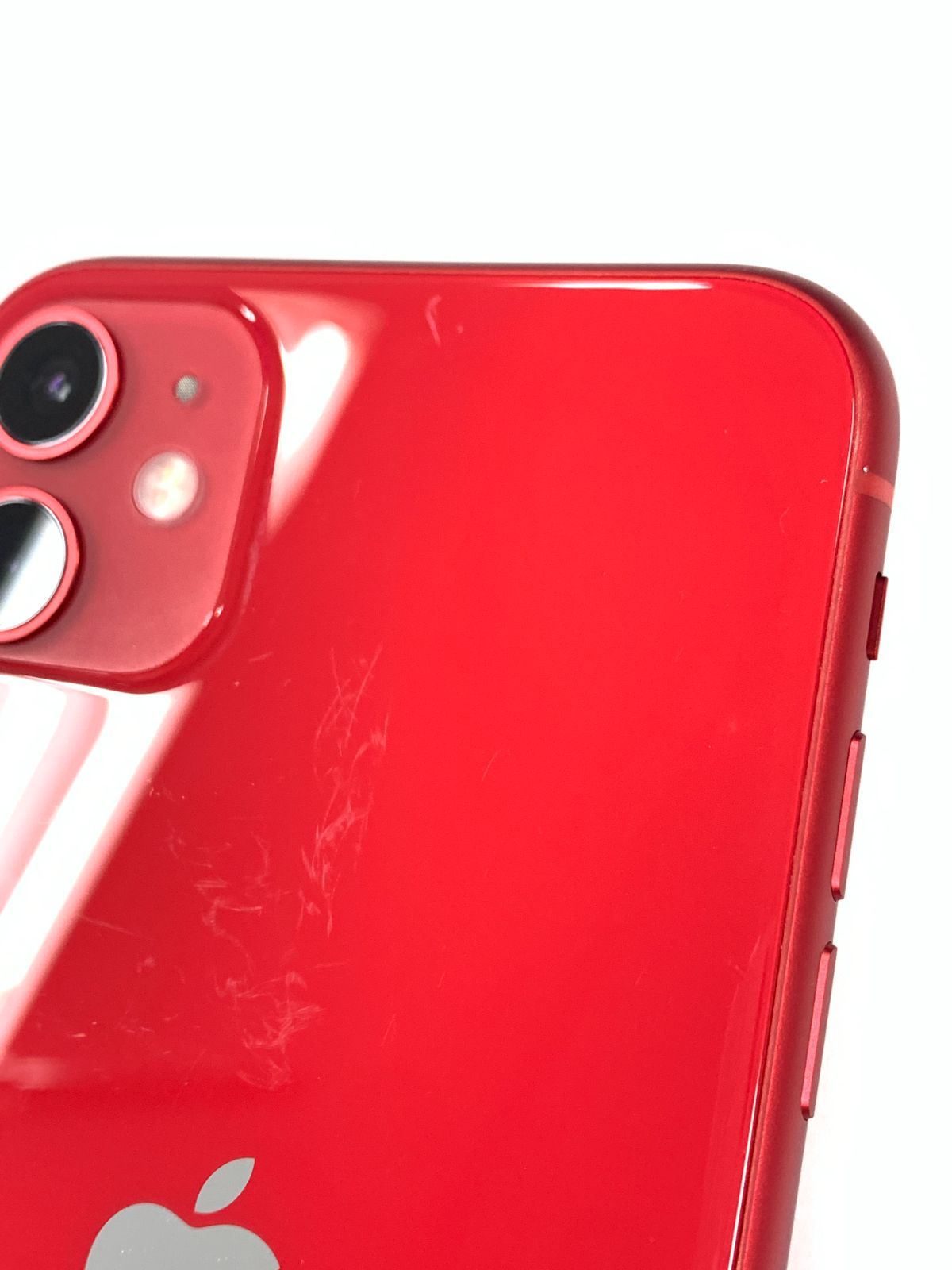 iPhone 11 64GB レッド SIMフリー バッテリー100% - メルカリ