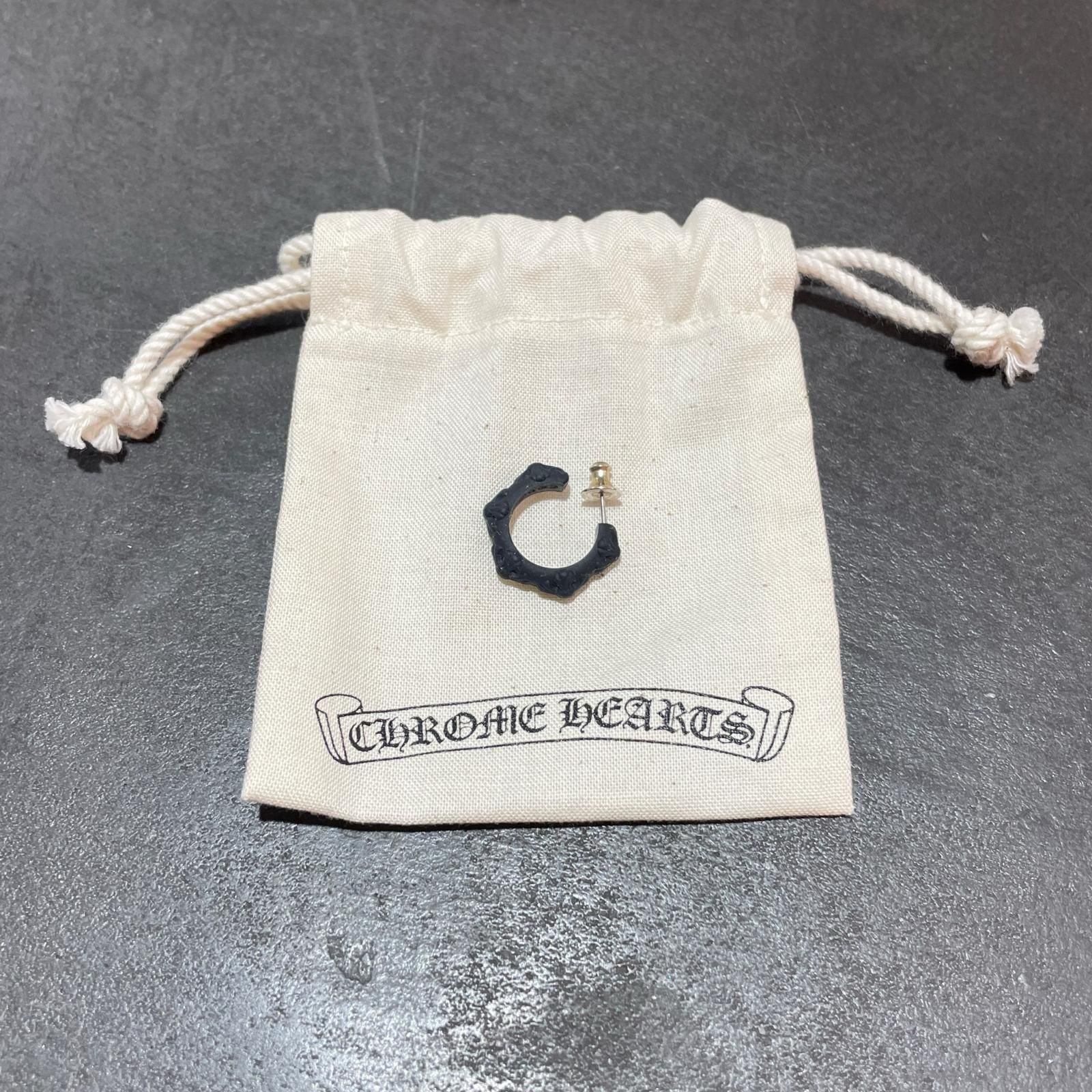 CHROME HEARTS ラバー CHクロス フープピアス ピアス クロムハーツ