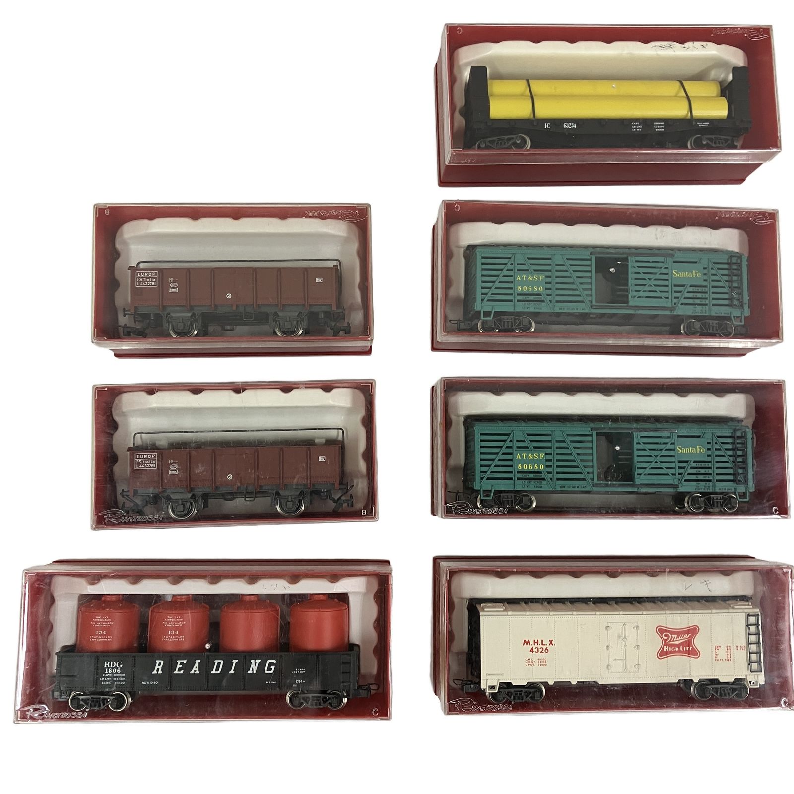 RIVAROSSI 海外車両 7両 2009×2/2206/2259×2/2263/2318 HOゲージ おまとめ 鉄道模型 中古 T11138708
