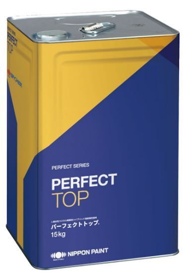 日本ペイント　ニッペ　パーフェクトトップSi　白　15kg つやあり