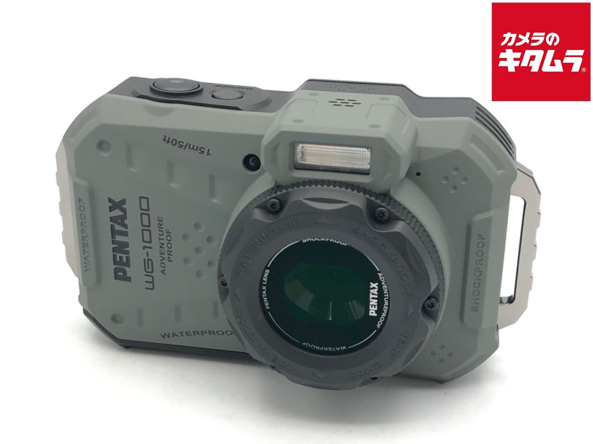 【中古】 【新品同様】 ペンタックス WG-1000 オリーブ 24,336円