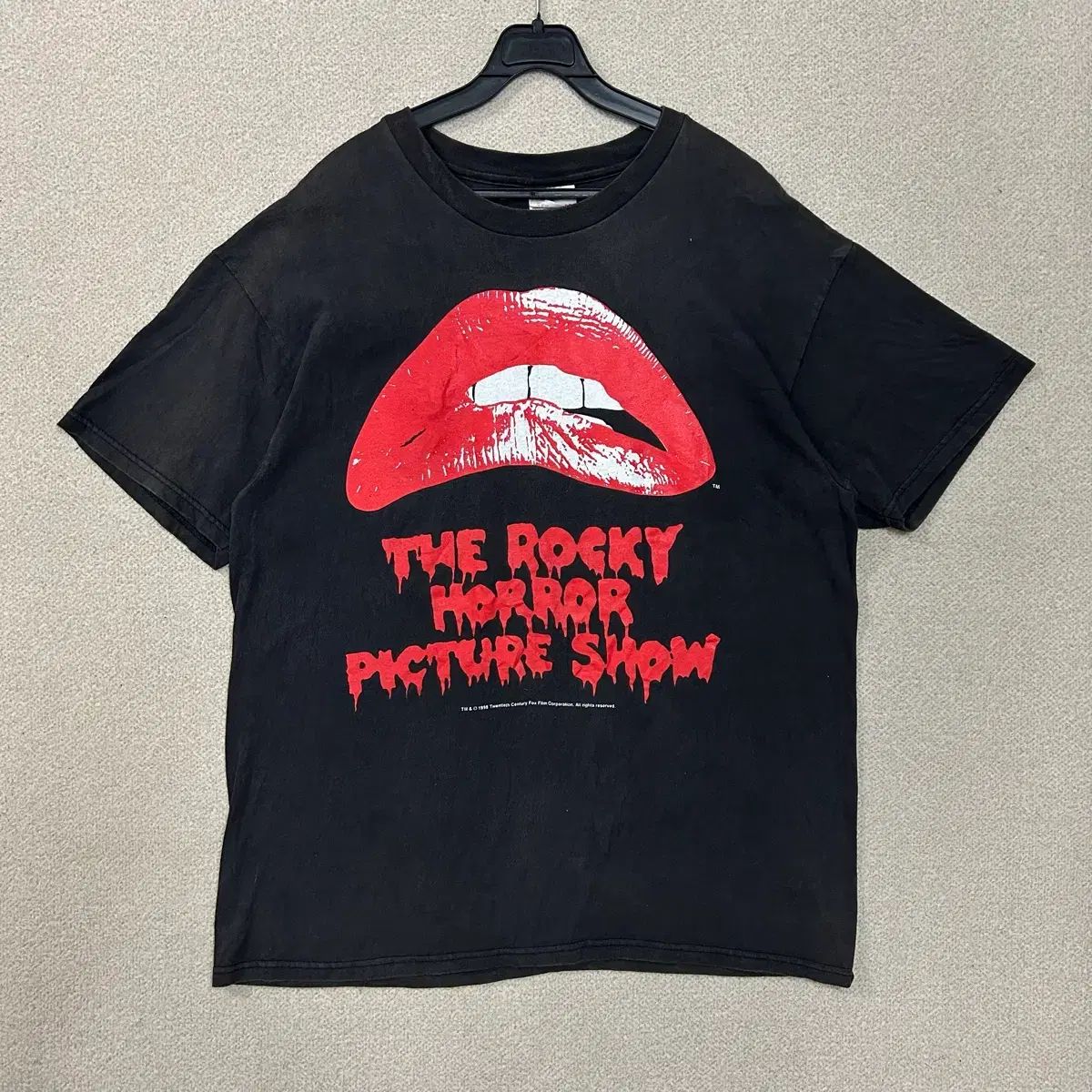 (L) 90s ぼっち・ざ・ろっく！ピクチャーショウ ブラック 半袖 Tシャツ