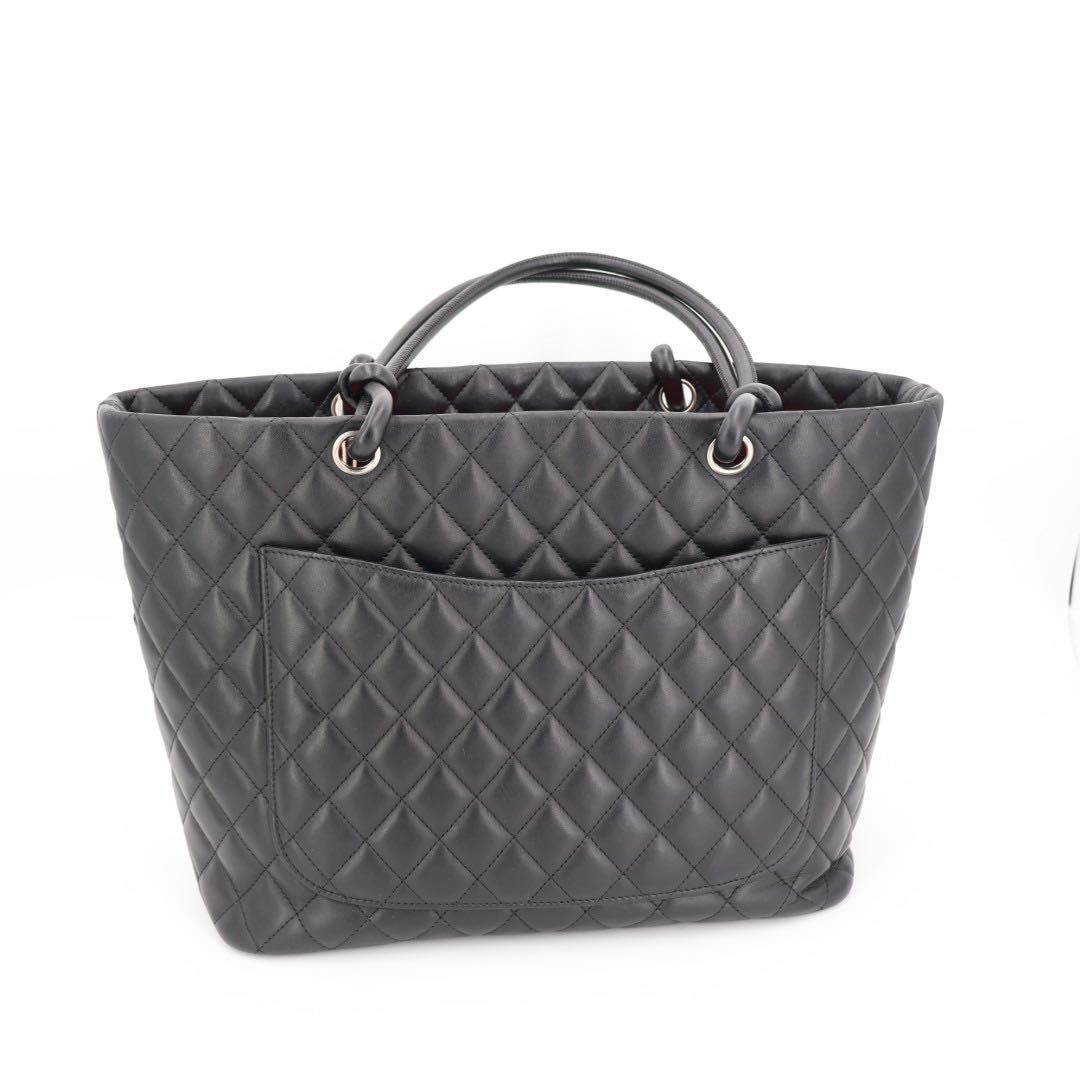 シャネル CHANEL カンボンライン ココマーク ラージトート ショルダー