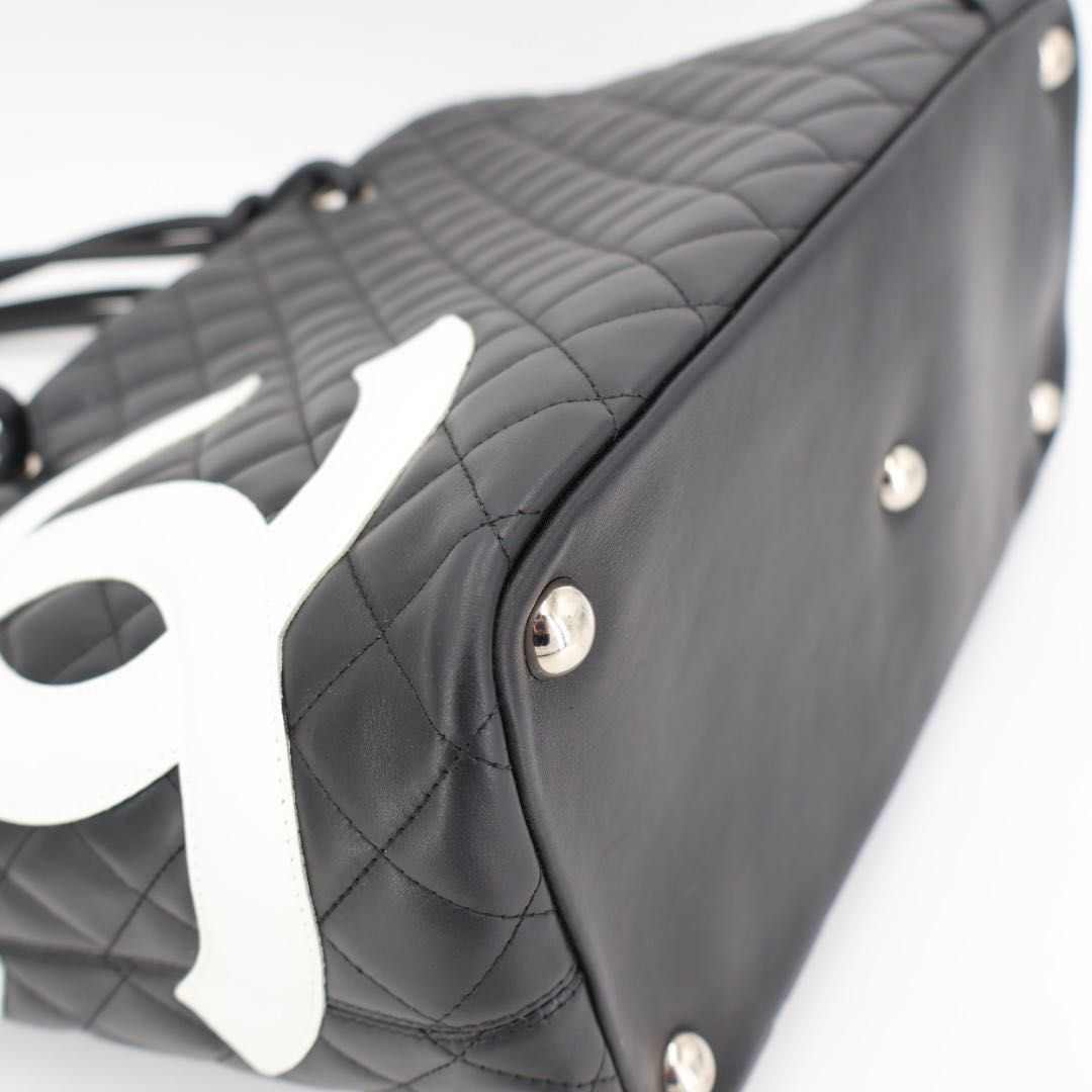 シャネル CHANEL カンボンライン ココマーク ラージトート ショルダー