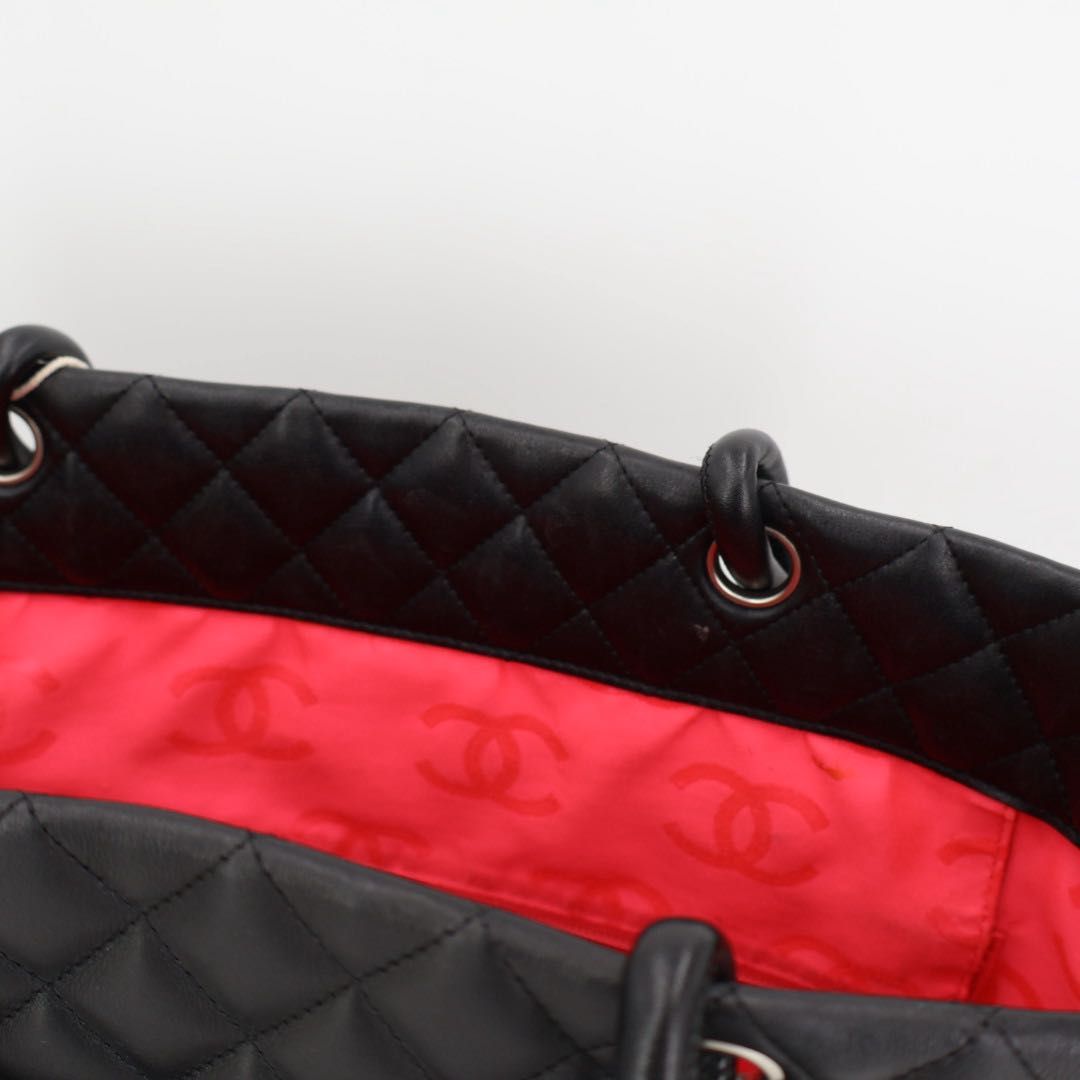 シャネル CHANEL カンボンライン ココマーク ラージトート ショルダー