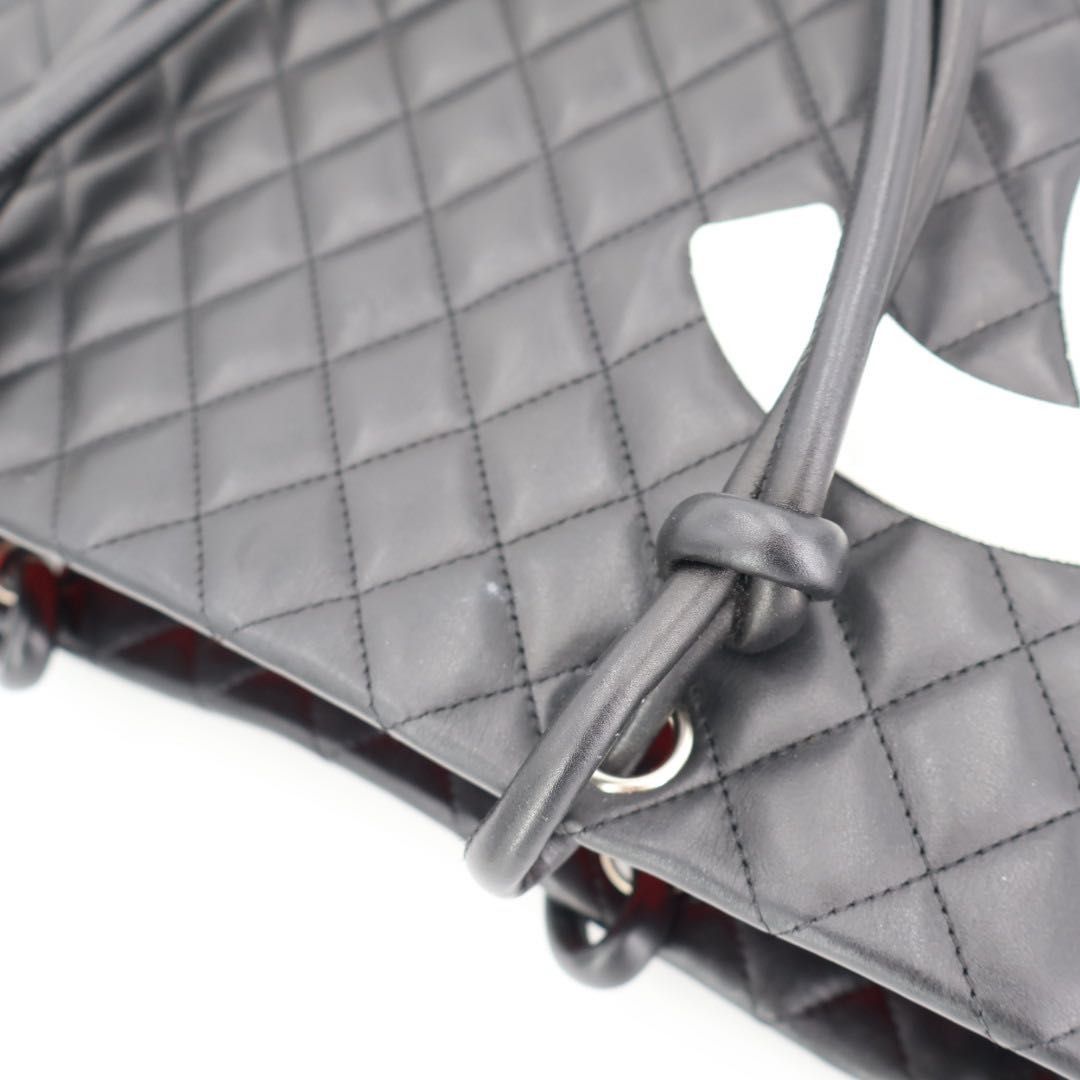 シャネル CHANEL カンボンライン ココマーク ラージトート ショルダー