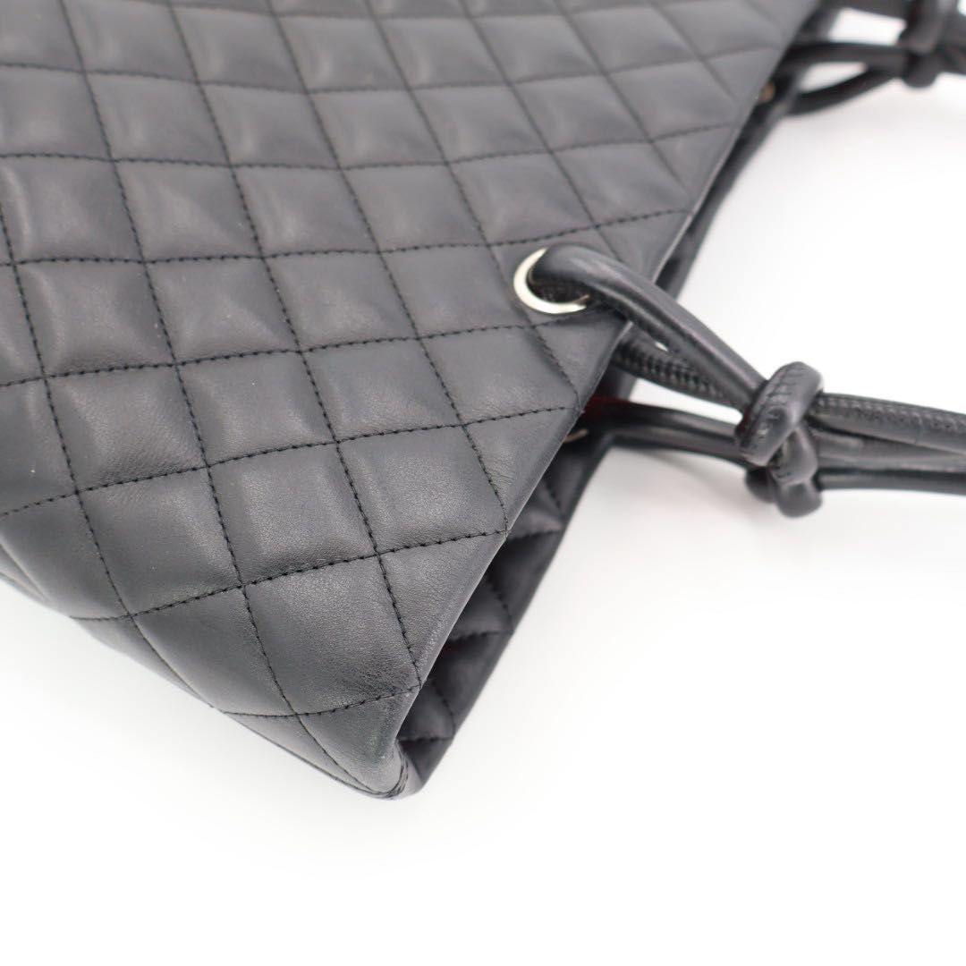 シャネル CHANEL カンボンライン ココマーク ラージトート ショルダー