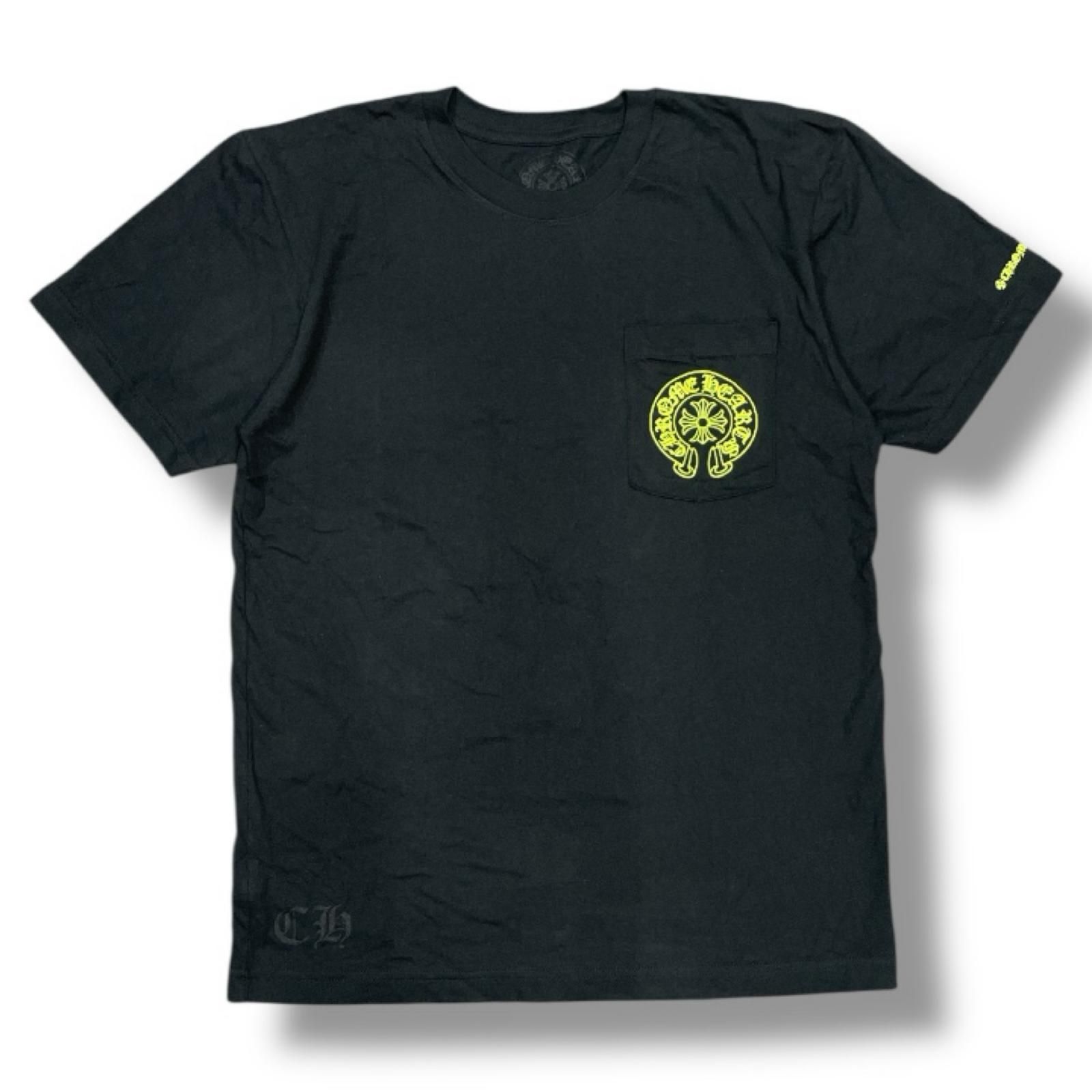 CHROME HEARTS Neon Yellow Horseshoe S/S T-Shirt ネオンイエロー