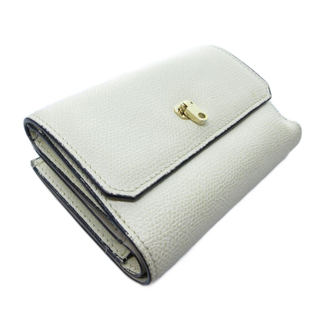 Valextra ホワイト 二つ折り財布 ヴァレクストラ Valextra V9L32 BRERA DOUBLE ブレラ ダブル 財布 三