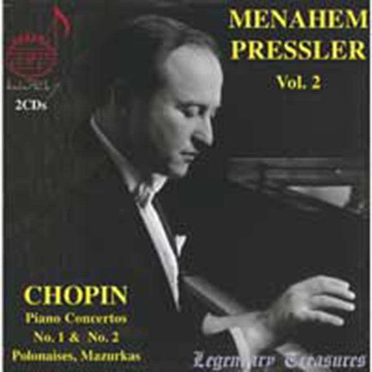 【CD】メナヘム・プレスラーの芸術 Vol.2 (Menahem Pressler Vol.2 ~ Chopin : Piano Concertos No.1 & No.2 , Polonaises , Mazurkas) (2CD) [輸入盤]