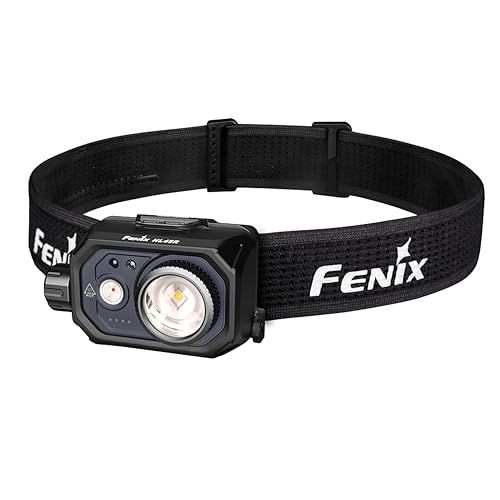 Fenix HL45R ヘッドライト USB-C充電式 単4電池対応 1000ルーメン ズーム機能付き ロータリースイッチ ジェスチャーセンサ IP66防水ｍａ