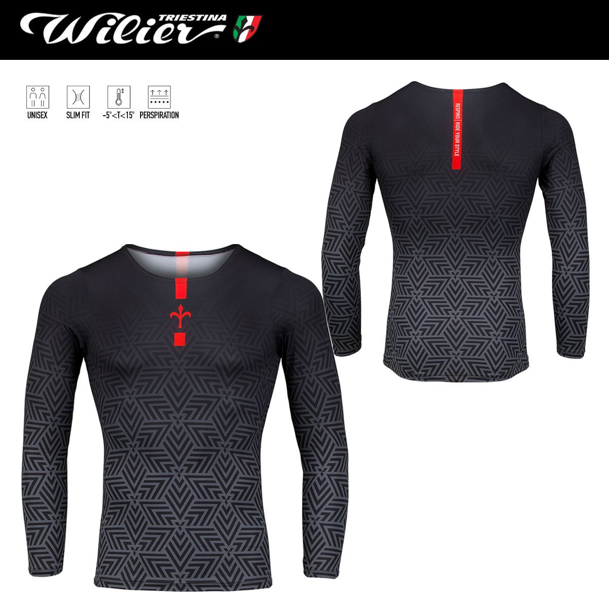 【新品】WILIER RESPIRO ウィリエール WL355 レスピロ ロングスリーブ 長袖ベースレイヤー