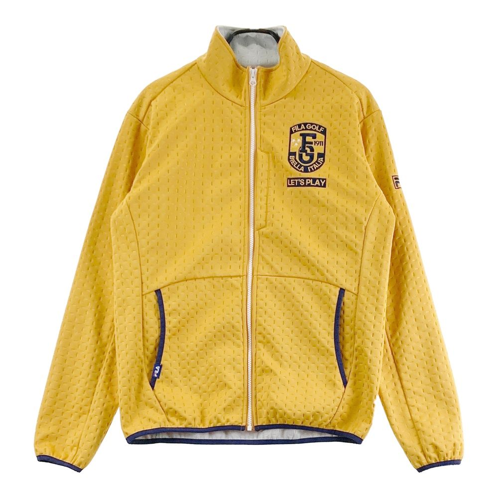 GOLF FILA フィラゴルフ 裏起毛 サイズ：L メンズ チェック柄 | ジップ