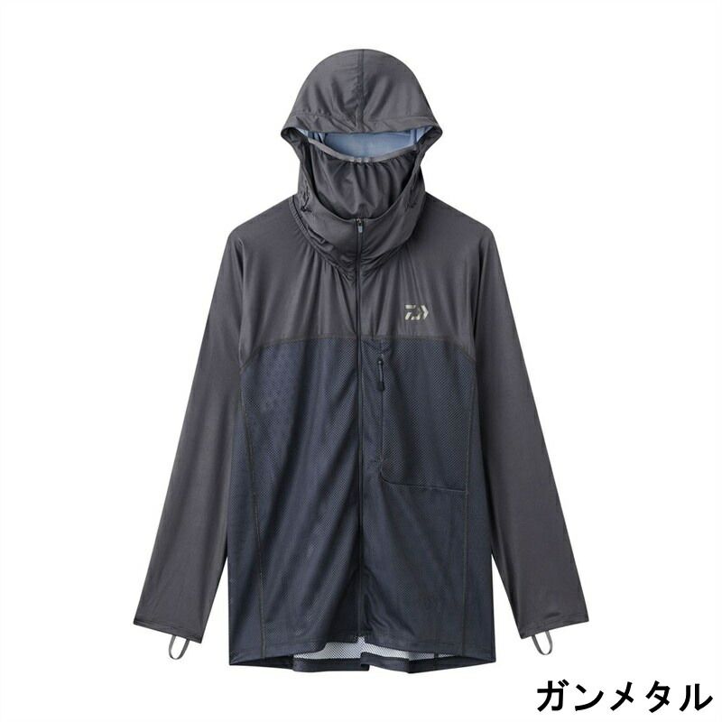 ダイワ ウェア DE-8526 アイスドライ サンブロックジャケット 2XL ガンメタル