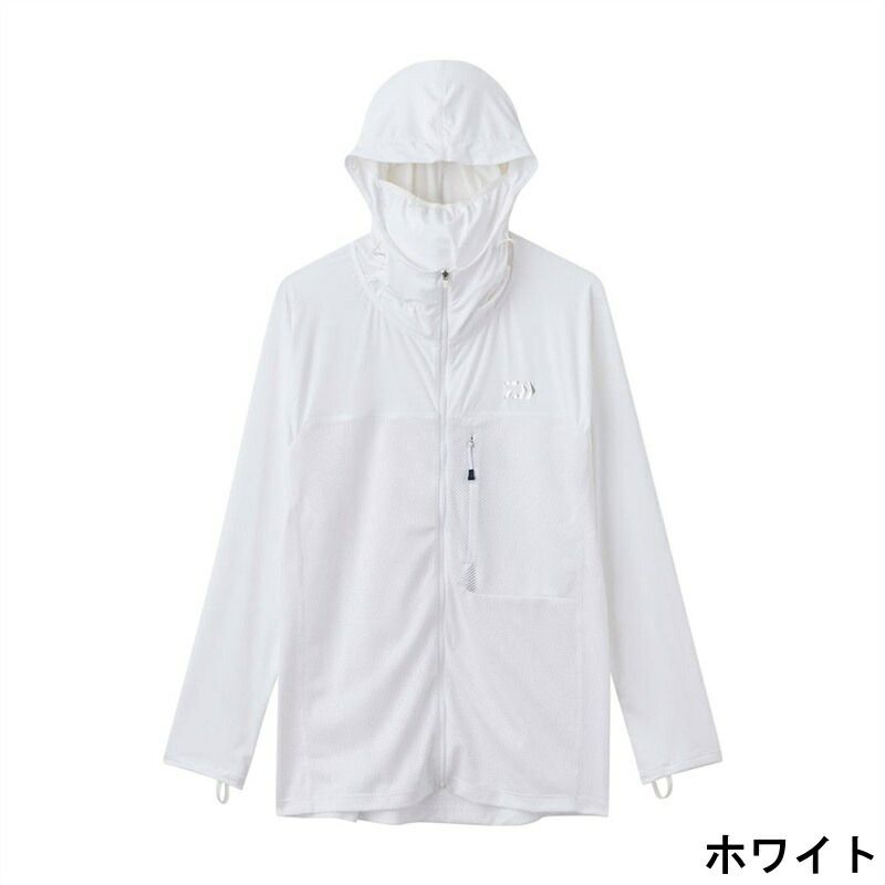 ダイワ ウェア DE-8526 アイスドライ サンブロックジャケット 2XL ホワイト