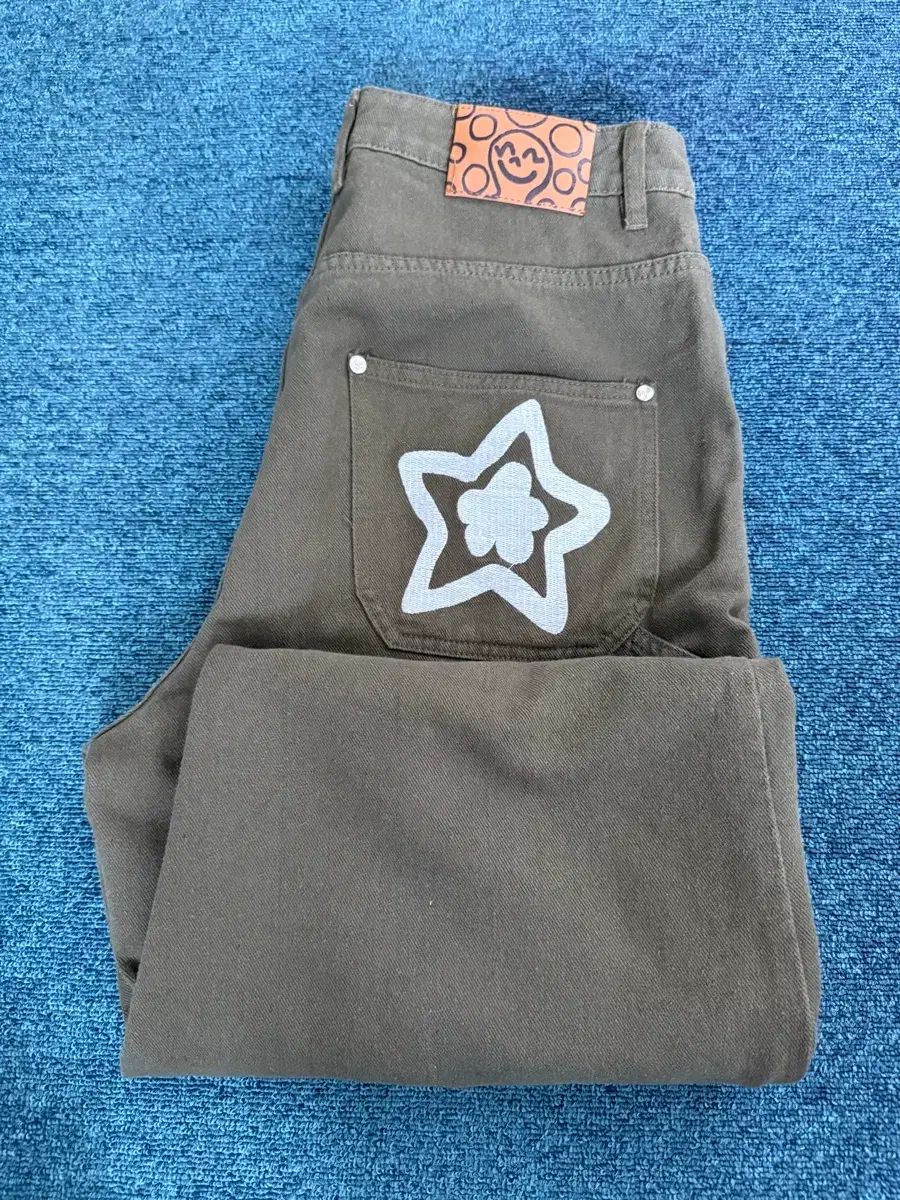 スターチーム ダブルニー パンツ オリーブ