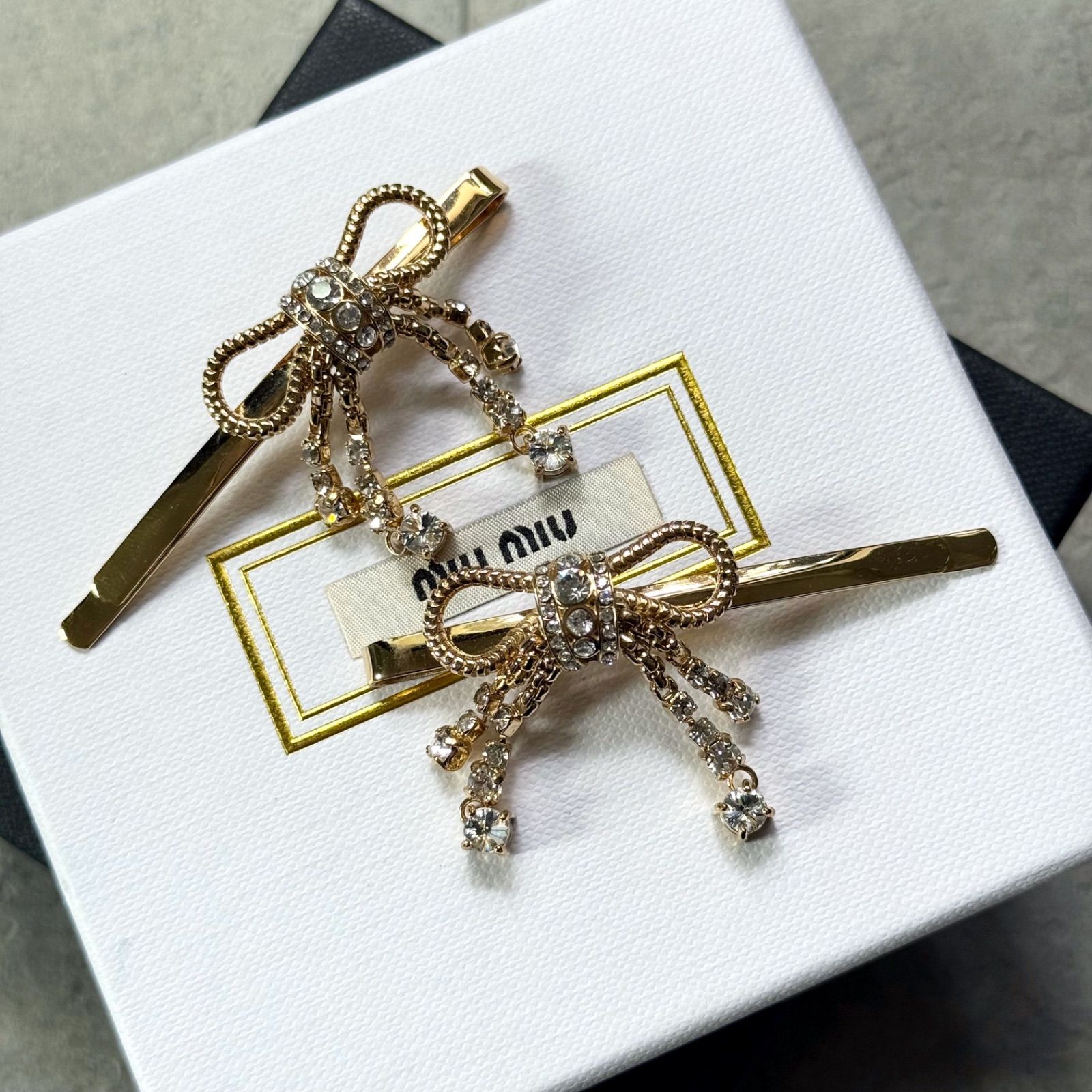 miumiu ヘアピンリボン 楽天市場 MIUMIU ミュウミュウ ビッグリボン