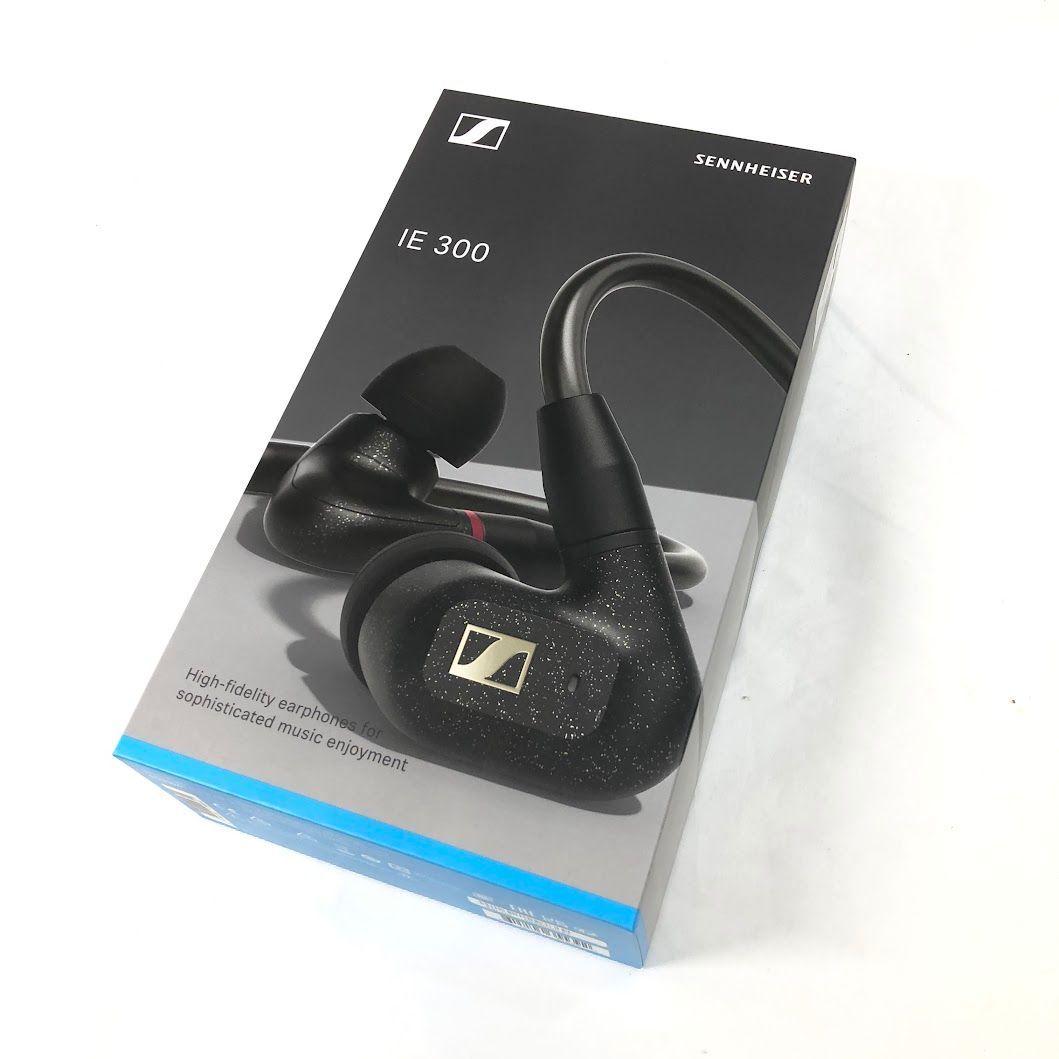 ゼンハイザーIE300（左側の本体ジャンク品） ジャンク】ゼンハイザー イヤホン 有線 IE 300 ブラック ダイナミック
