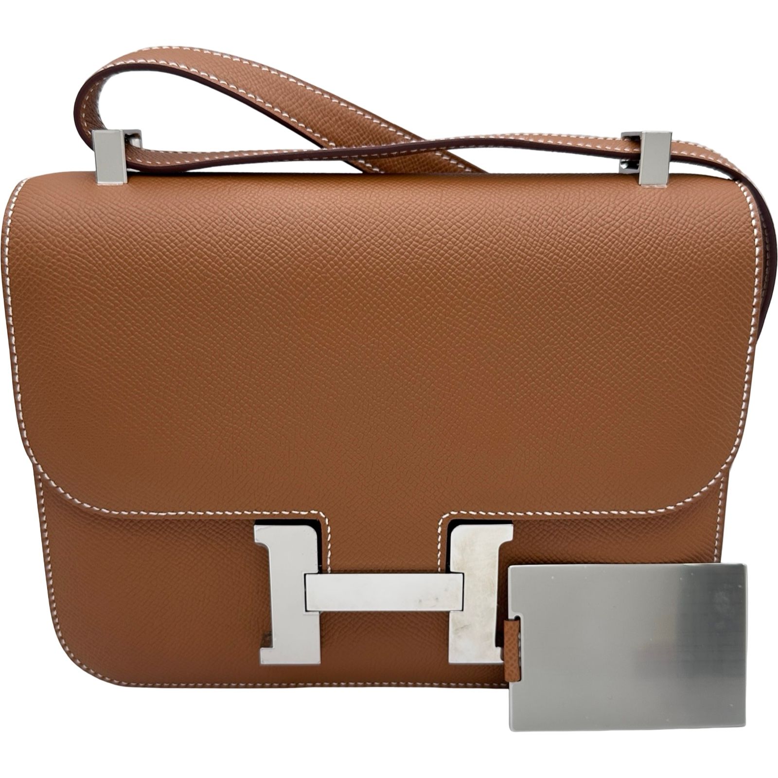 エルメス HERMES コンスタンス3 24 B刻印 ゴールド シルバー金具 エプソン レディース ショルダーバッグ