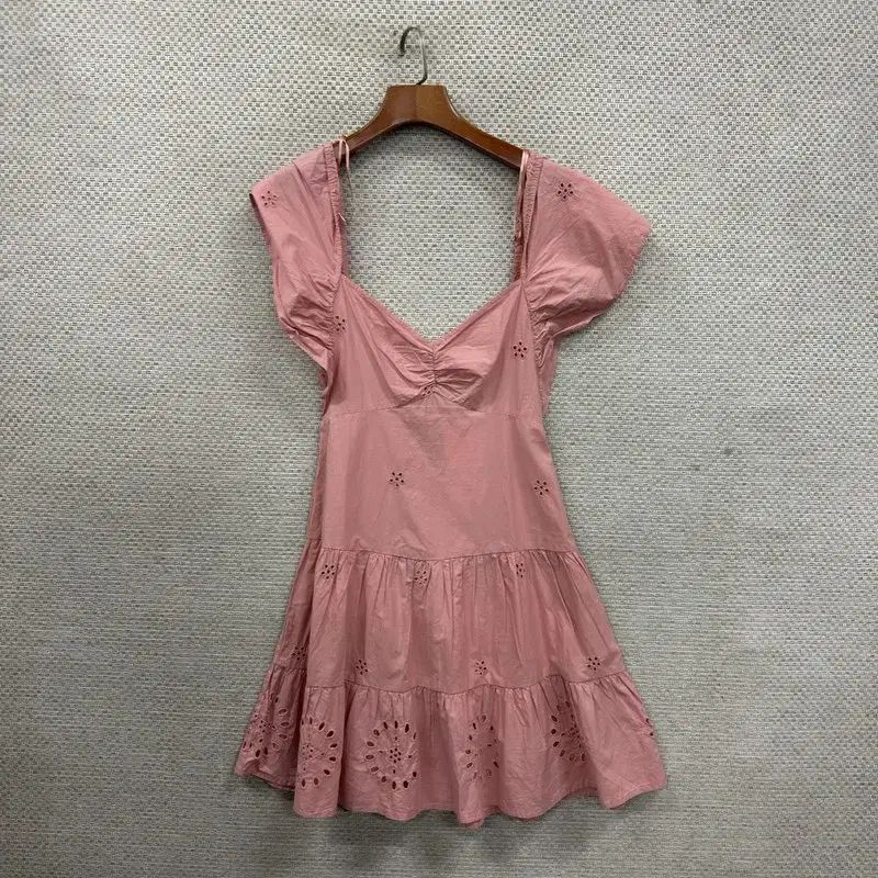 ザラ ZARA モリ 半袖 ONE PIECE XS D03587