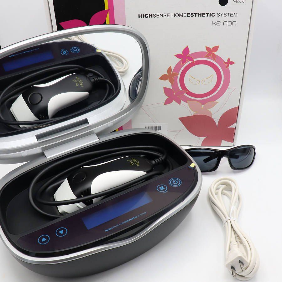 【美品】ケノン Ver.8.6 スーパープレミアム2カートリッジ付き 脱毛器 kenon 本体