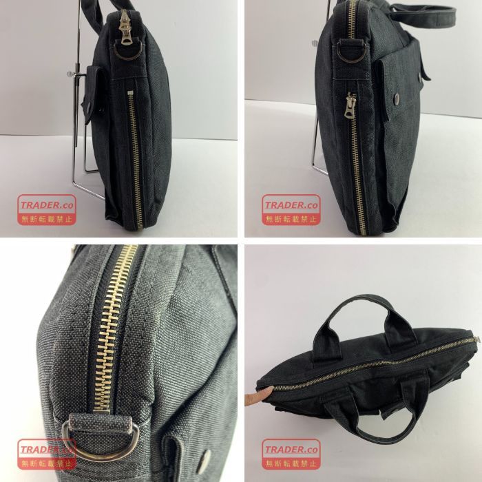 04w7104▽※【中古】吉田カバン PORTER バッグ ポーター 2WAYブリーフ 