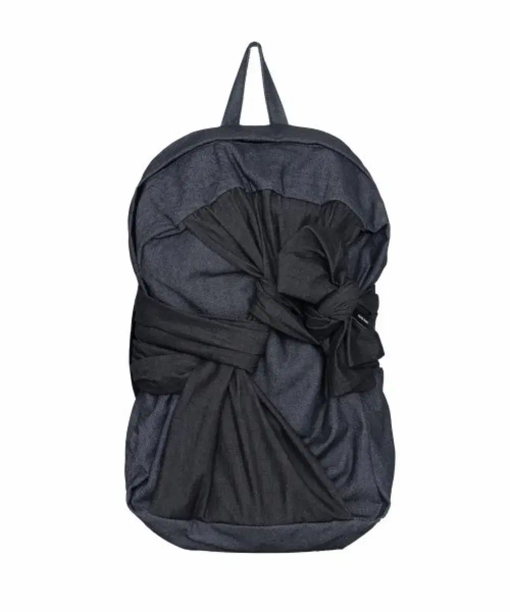 イウガマーカラス knotted backpack denim black