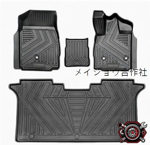 売れ筋アルファード ヴェルファイア AGH30W AGH35W GGH30W GGH35W 3D フロアマット カーマット フロア マット カー マット ブラックcp528