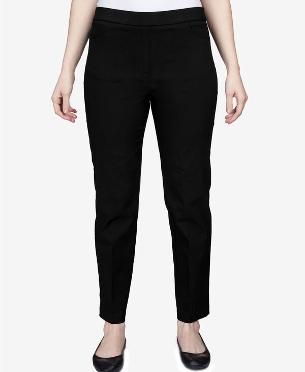 アルフレッド ダナー レディース ボトムス カジュアルパンツ プチ Alfredunner Petite Classics TummyControl PullOn StraightLeg Pants Petite Petite Short Black ブラック