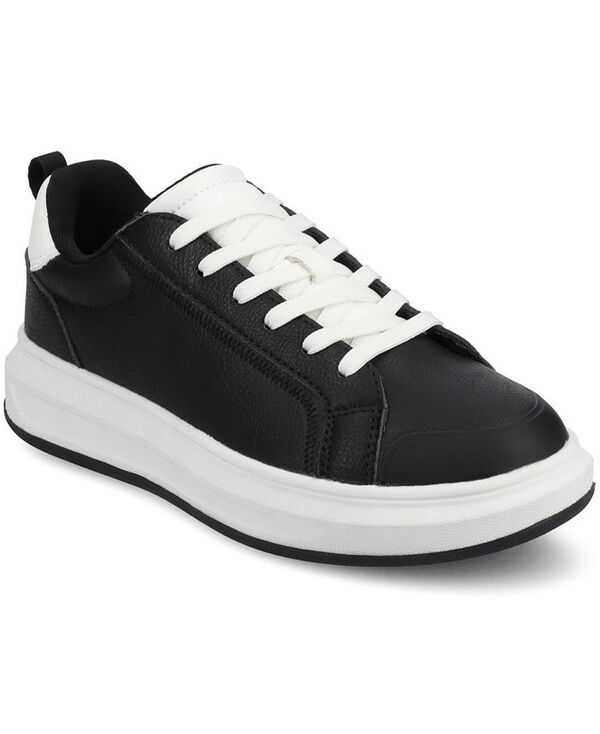 ジュルネ コレクション レディース シューズ スニーカー レース Journee Collection Womens Meeya Casual LaceUp Sneakers Black ブラック