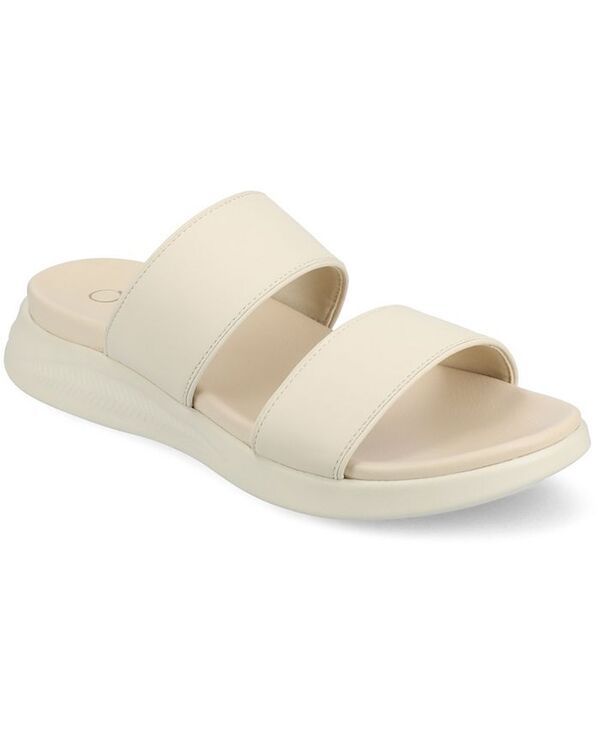 ジュルネ コレクション レディース シューズ サンダル Journee Collection Womens Janis SlipOn Wedge Sandals Bone