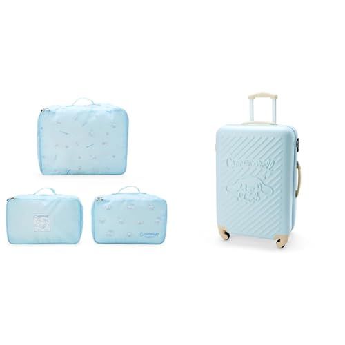 サンリオ(SANRIO) シナモロール トラベルインナーケース3点セット 020478+サンリオ(SANRIO) シナモロール キャリーバッグ 59L 527564【セット商品】/ d5ceb864