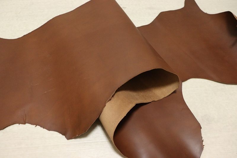 Mol様　オーダー製作　専用出品　ブラウン　ナチュラルヌメ革 ヴァンダイクブラウン 87ds ヌメ革 ベリー 牛革 イタリア レザー